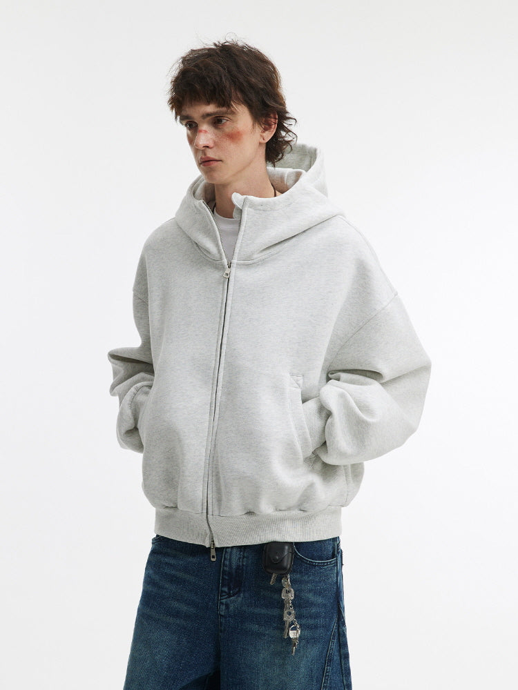 SILENT ZIP HOODIE