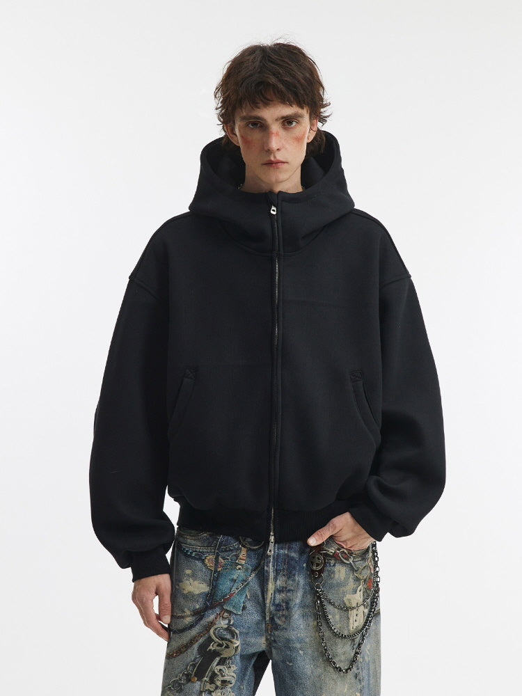 SILENT ZIP HOODIE